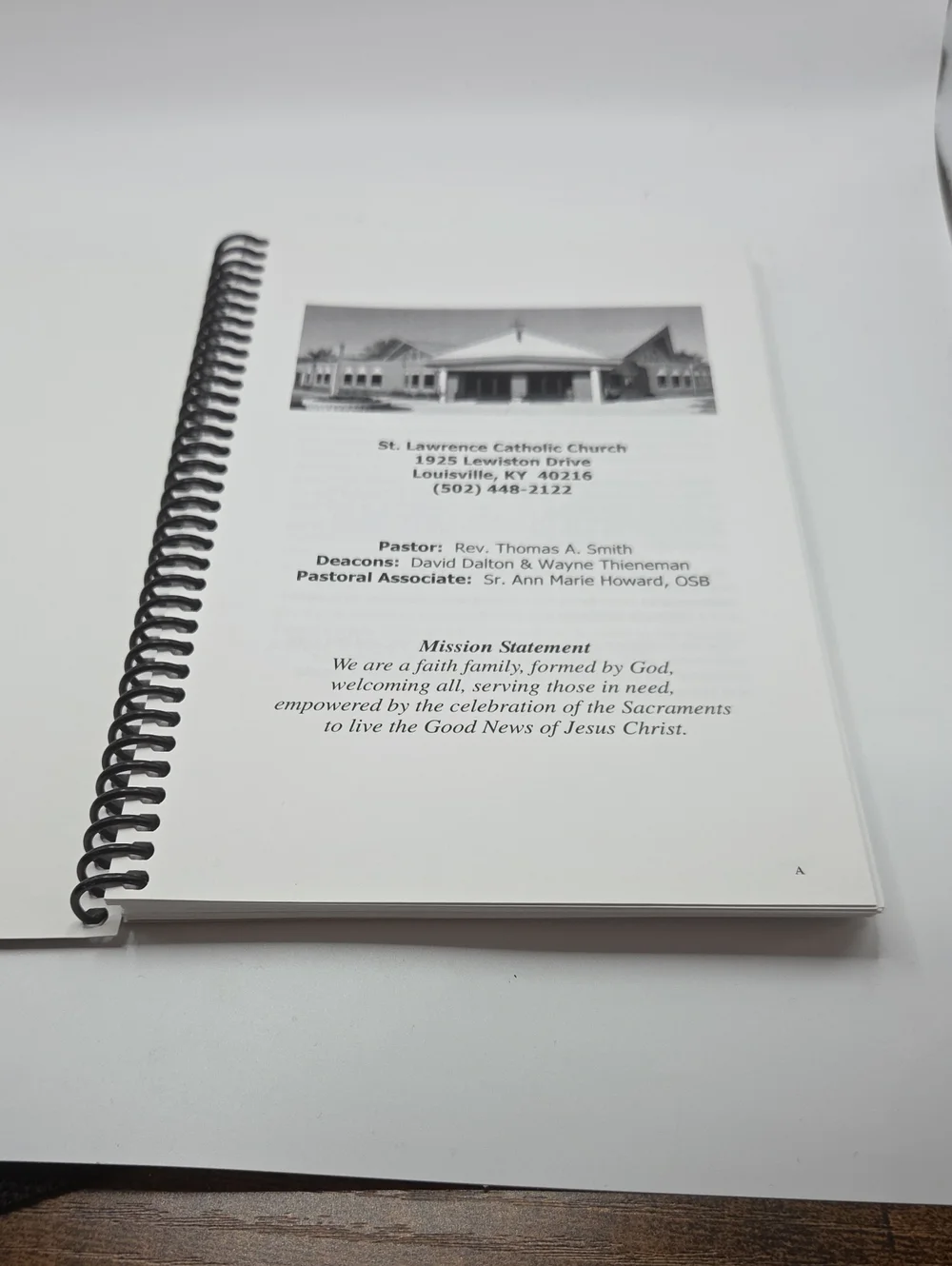 Saint Lawrence Catholic Church Gray 'Celebrating 60 Years' Cookbook 2013